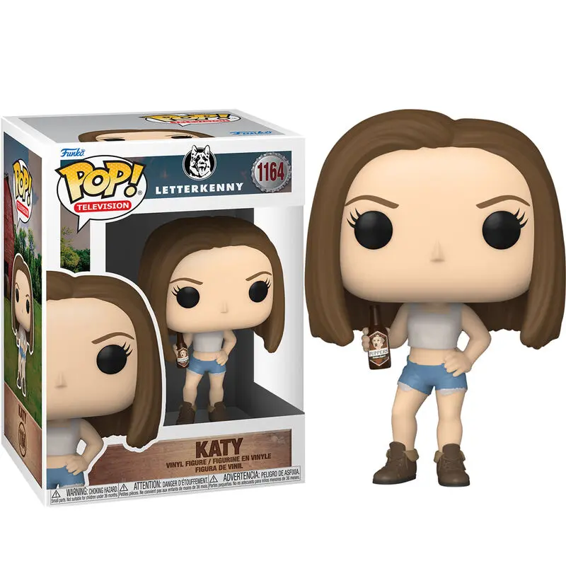 Letterkenny POP! Television Vinyl Figure Katy w/Puppers &amp; Beer 9 cm product photo