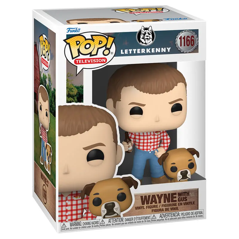 Letterkenny POP! & Buddy Television Vinyl Figure Wayne w/Gus 9 cm product photo