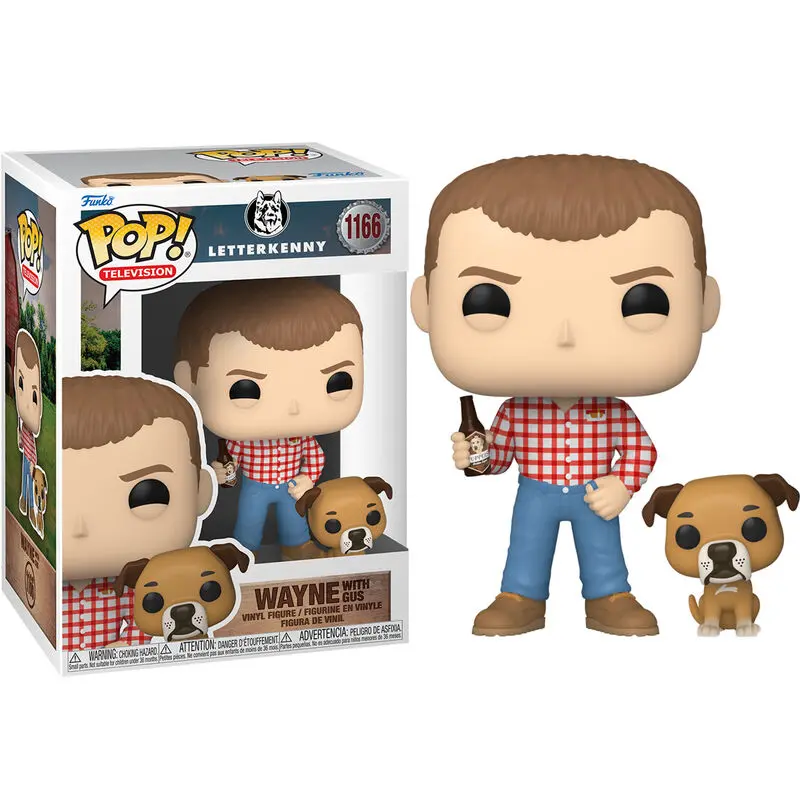 Letterkenny POP! & Buddy Television Vinyl Figure Wayne w/Gus 9 cm product photo
