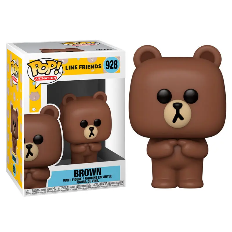 Line Friends POP! Animation Vinyl Figure Brown 9 cm product photo