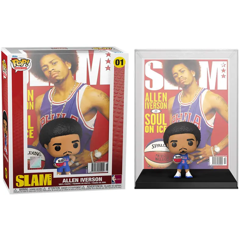 NBA Cover POP! Basketball Vinyl Figure Allen Iverson (SLAM Magazin) 9 cm product photo