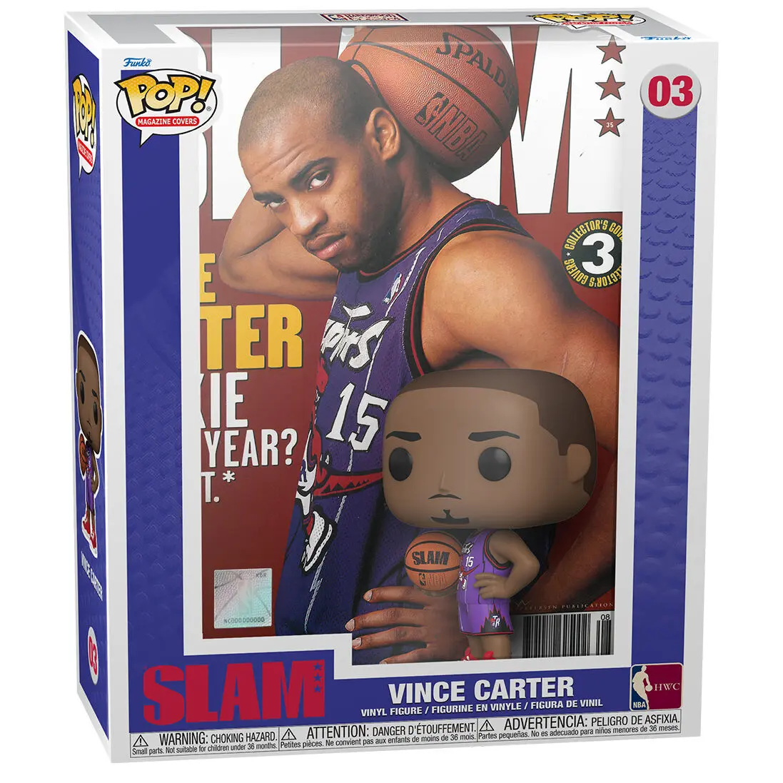 NBA Cover POP! Basketball Vinyl Figure Vince Carter (SLAM Magazin) 9 cm termékfotó