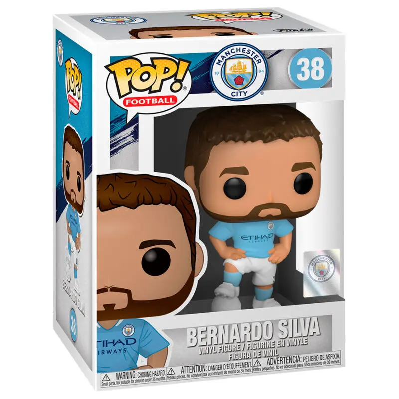 Manchester City F.C. POP! Football Vinyl Figure Bernardo Silva 9 cm product photo