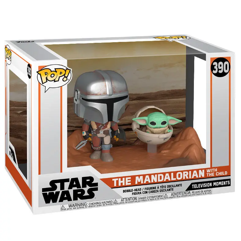 The Mandalorian POP Moment! Vinyl Figures 2-Pack Mandalorian & Child 9 cm termékfotó