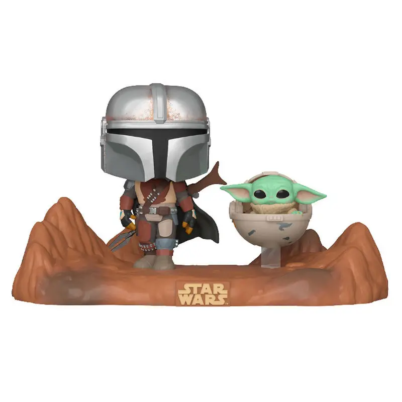 The Mandalorian POP Moment! Vinyl Figures 2-Pack Mandalorian & Child 9 cm termékfotó