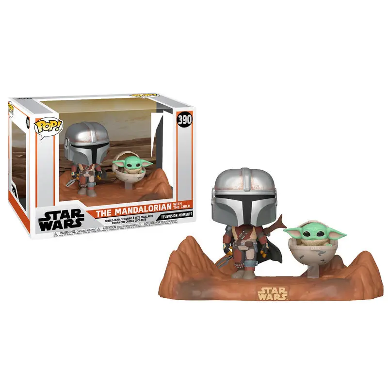 The Mandalorian POP Moment! Vinyl Figures 2-Pack Mandalorian & Child 9 cm termékfotó