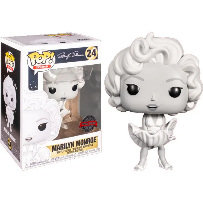 Marilyn Monroe POP! Icons Vinyl Figure Marilyn Monroe B&amp;W 9 cm product photo