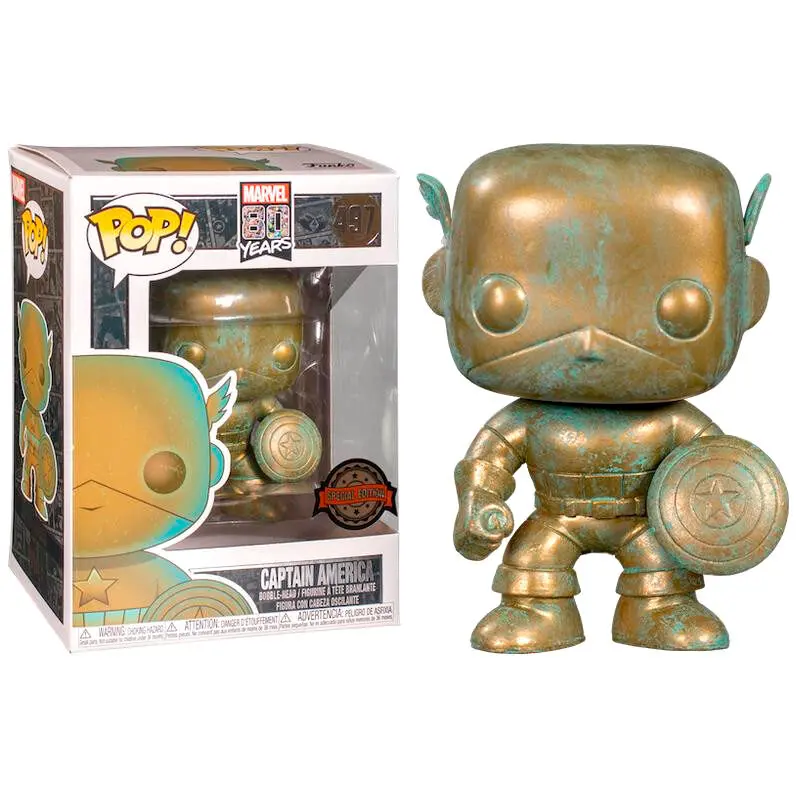 POP figure Marvel 80th Captain America Exclusive product photo