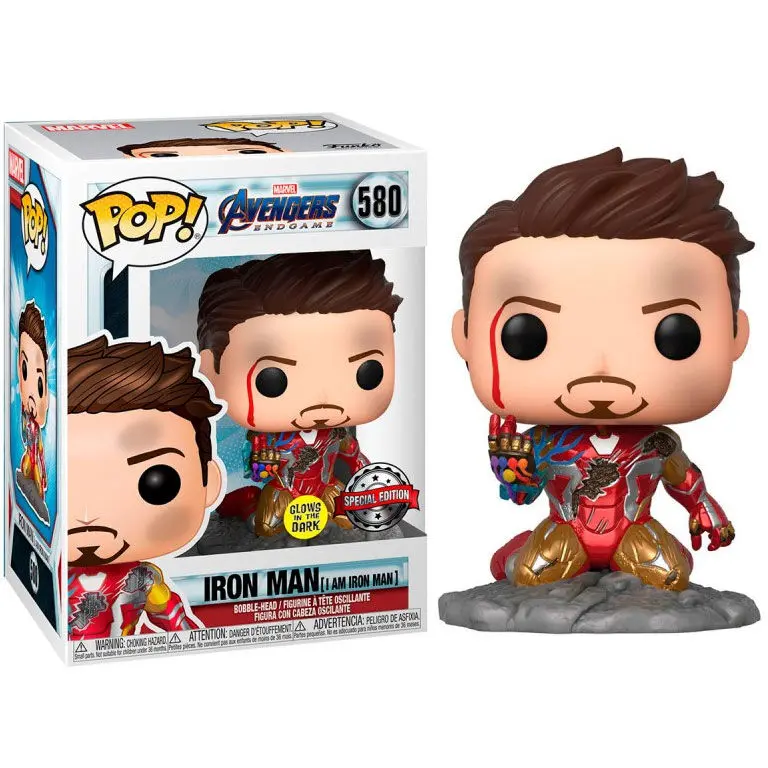 POP figure Marvel Avengers Endgame I Am Iron Man Exclusive termékfotó