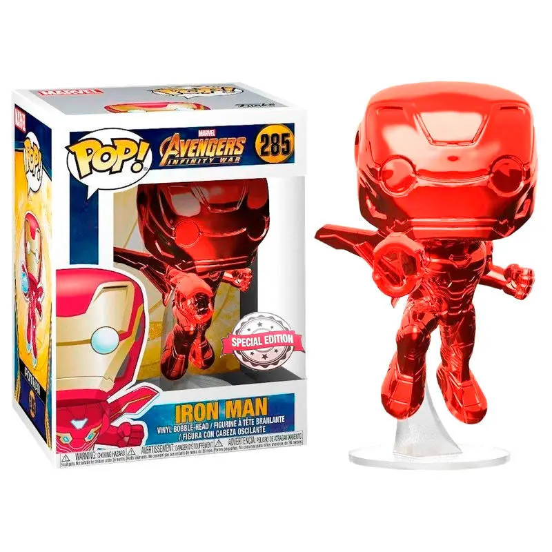 POP figure Marvel Avengers Infinity War Iron Man Red Exclusive product photo