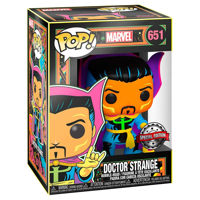 Marvel POP! Marvel Black Light Vinyl Figure Dr. Strange 9 cm product photo