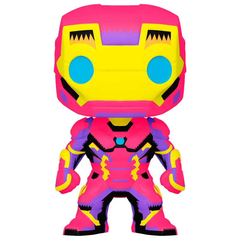 Marvel POP! Marvel Black Light Vinyl Figure Iron Man 9 cm [DAMAGED PACKAGE] product photo