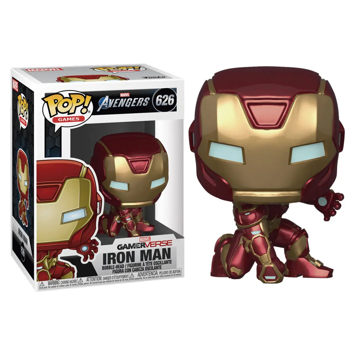 POP figure Marvel Avengers Game Iron Man Stark Tech Suit termékfotó