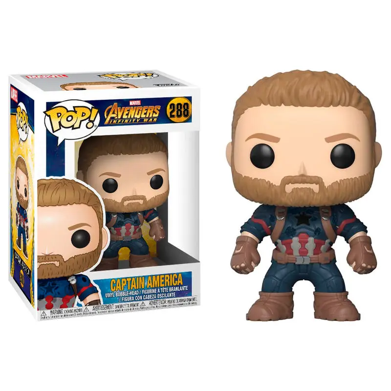 Avengers Infinity War POP! Movies Vinyl Figure Captain America 9 cm termékfotó