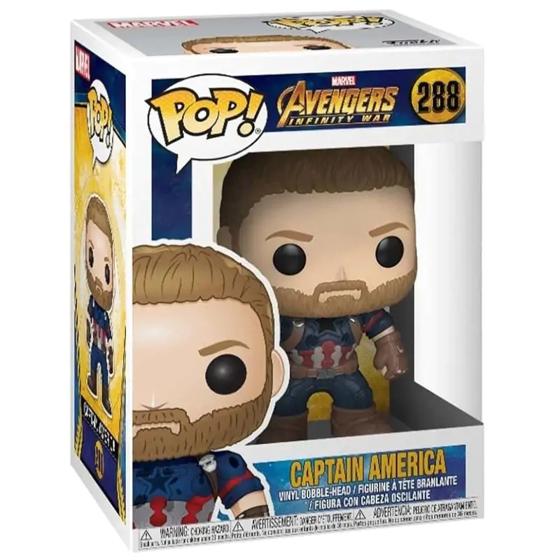 Avengers Infinity War POP! Movies Vinyl Figure Captain America 9 cm product photo