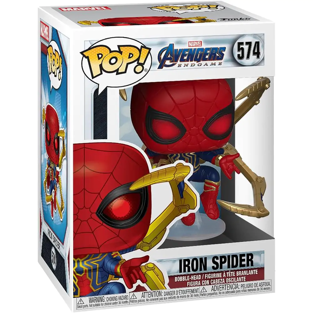 Avengers: Endgame POP! Movies Vinyl Figure Iron Spider w/Nano Gauntlet 9 cm product photo