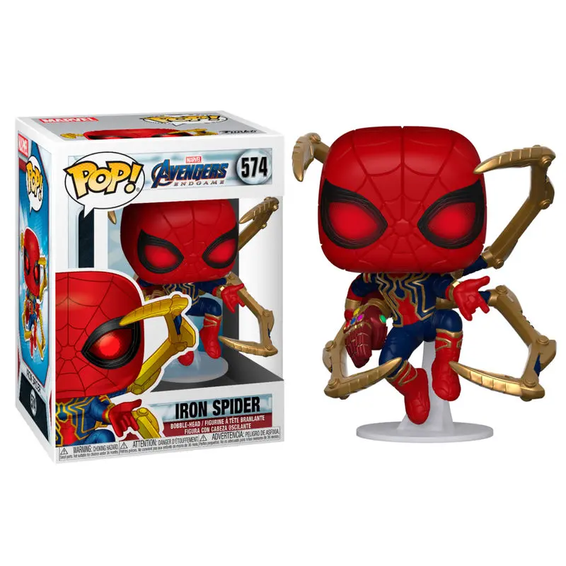 Avengers: Endgame POP! Movies Vinyl Figure Iron Spider w/Nano Gauntlet 9 cm termékfotó