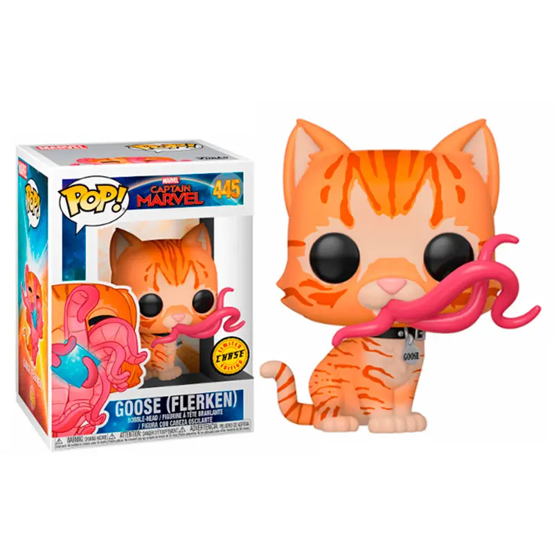 POP figure Marvel Captain Marvel Goose Flerken chase product photo