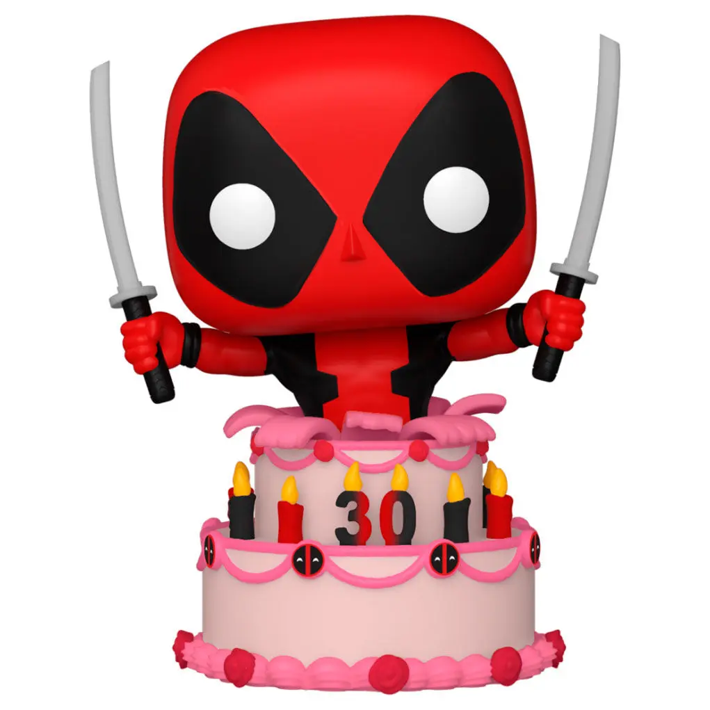 Marvel Deadpool 30th Anniversary POP! Vinyl Figure Deadpool in Cake 9 cm product photo