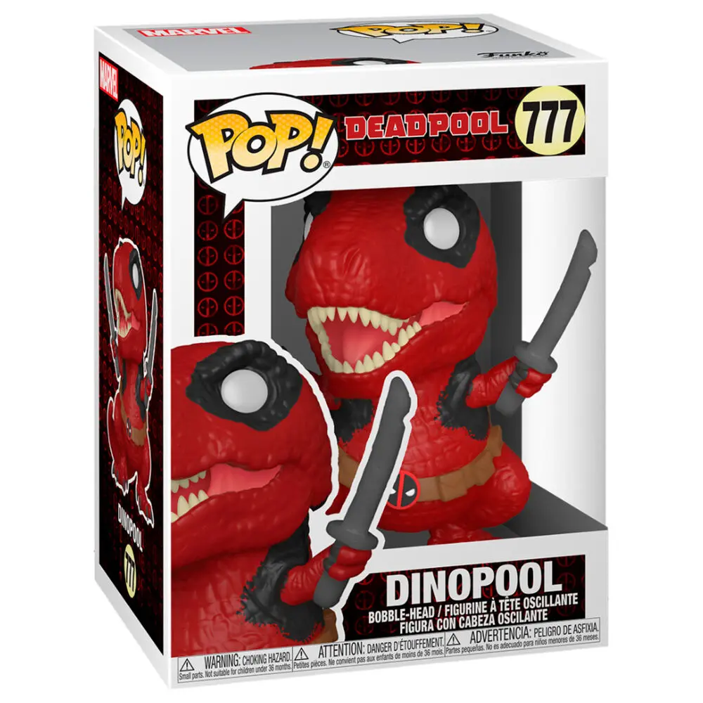 Marvel Deadpool 30th Anniversary POP! Vinyl Figure Dinopool 9 cm termékfotó