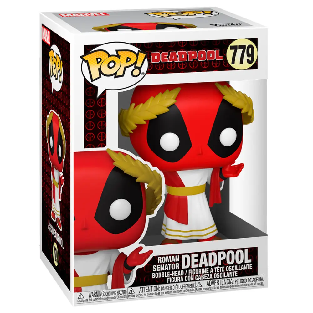 Marvel Deadpool 30th Anniversary POP! Vinyl Figure Roman Senator Deadpool 9 cm product photo