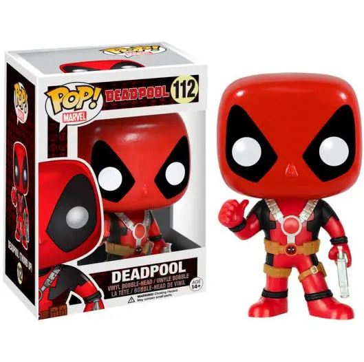 Marvel Comics POP! Vinyl Bobble-Head Deadpool Thumb Up 10 cm product photo