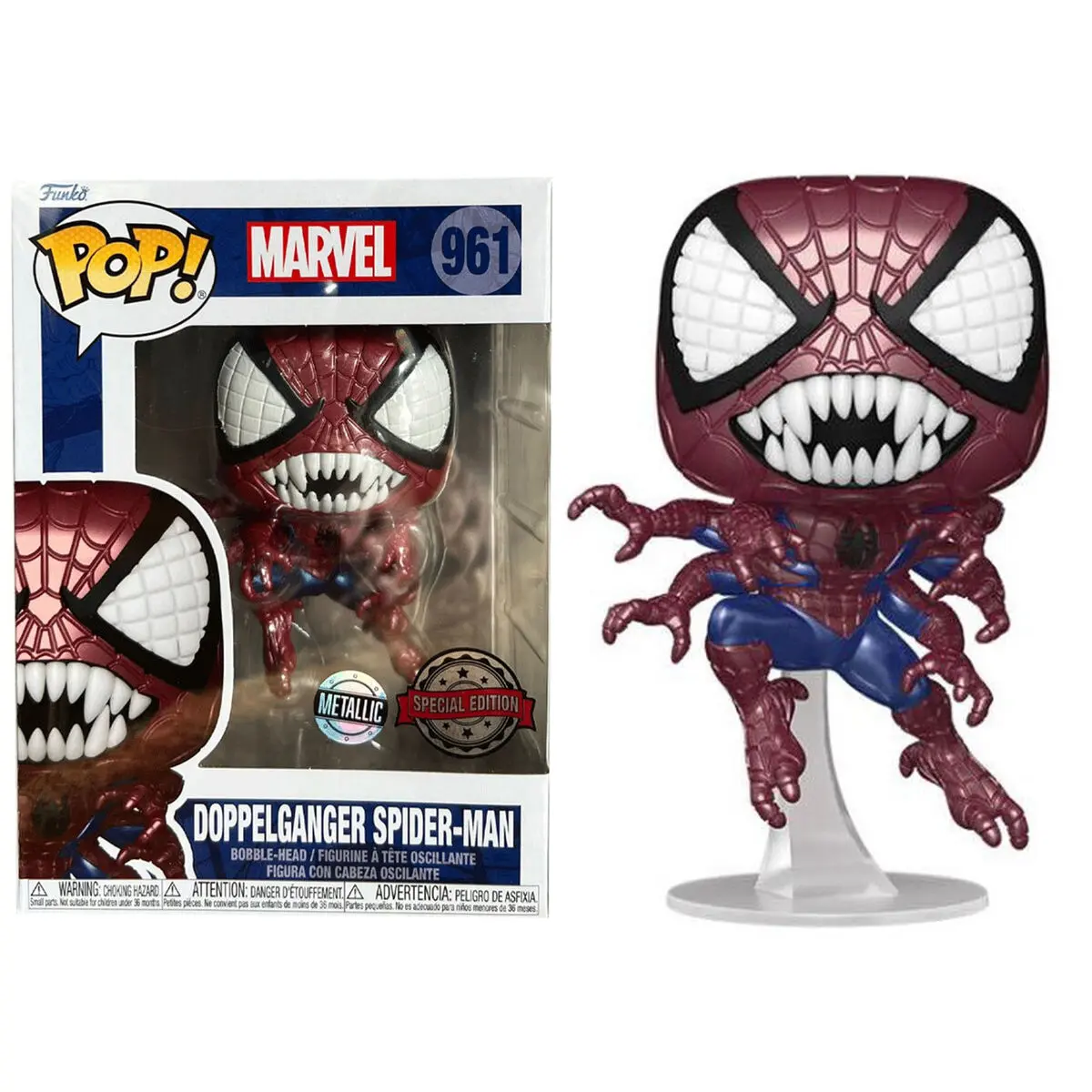 POP figure Marvel Doppelganger Spiderman Exclusive product photo