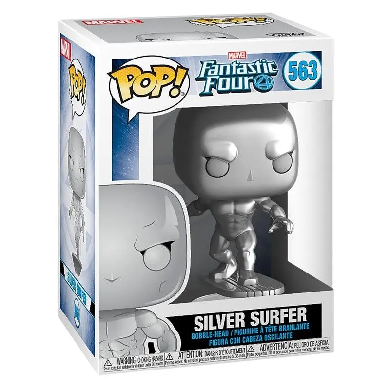 Fantastic Four POP! Marvel Vinyl Figure Silver Surfer 9 cm termékfotó