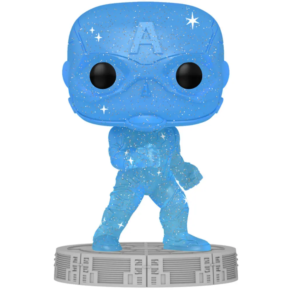 Infinity Saga POP! Artist Series Vinyl Figure Captain America (Blue) 9 cm product photo