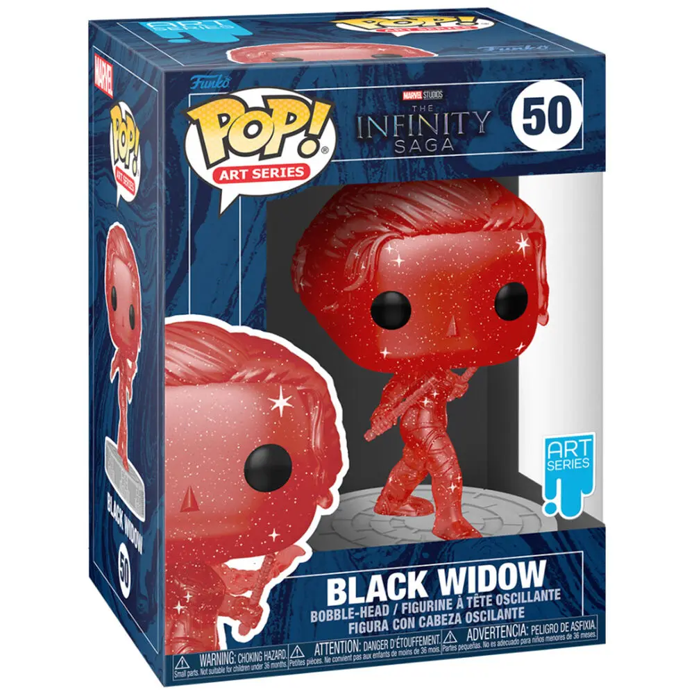 Infinity Saga POP! Artist Series Vinyl Figure Black Widow (Red) 9 cm product photo
