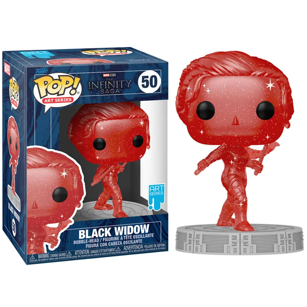 Infinity Saga POP! Artist Series Vinyl Figure Black Widow (Red) 9 cm product photo