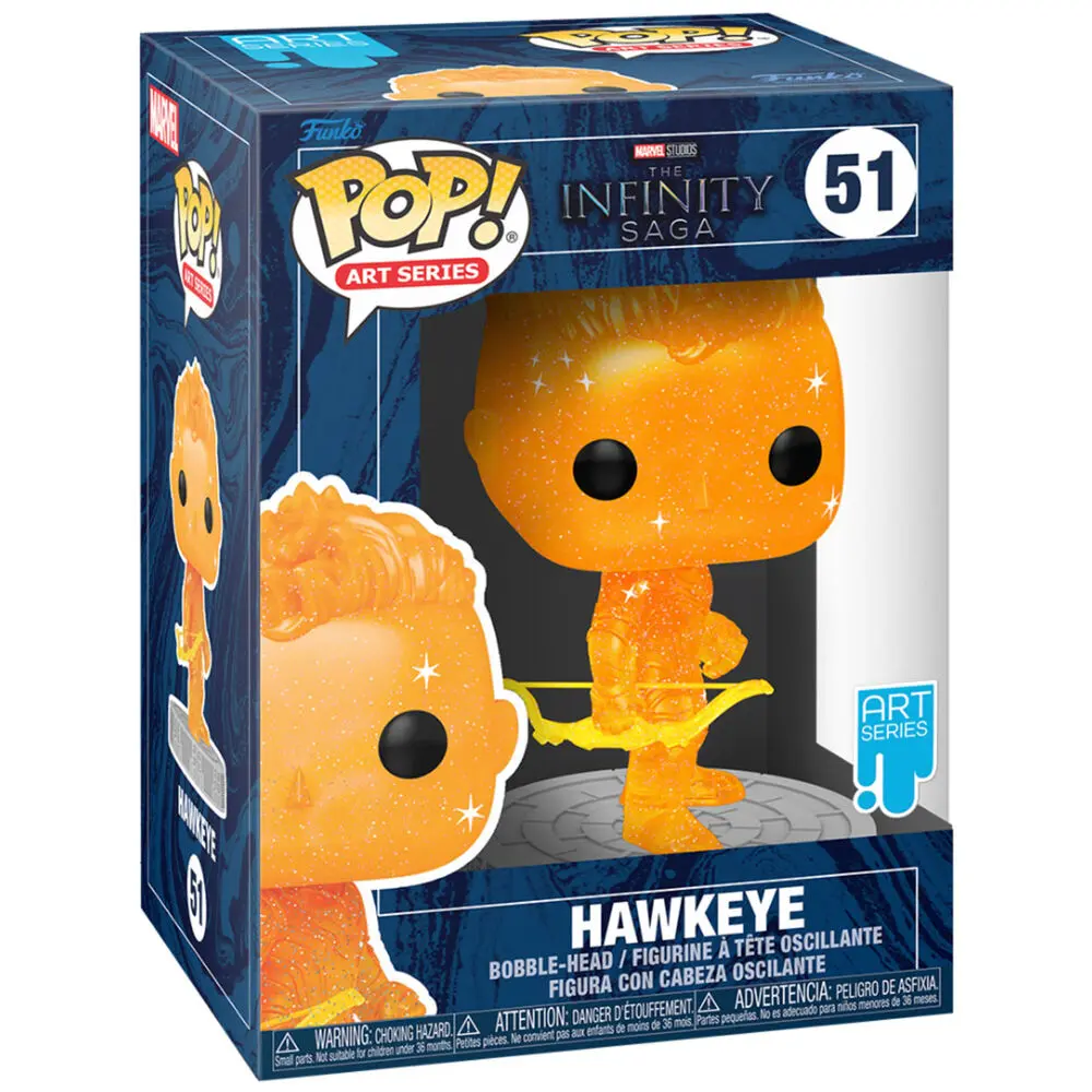 Infinity Saga POP! Artist Series Vinyl Figure Hawkeye (Orange) 9 cm product photo
