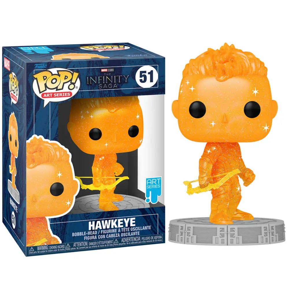 Infinity Saga POP! Artist Series Vinyl Figure Hawkeye (Orange) 9 cm product photo