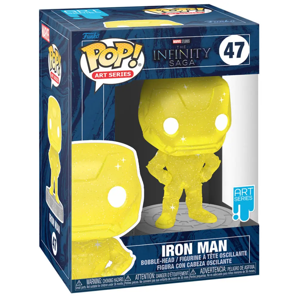 Infinity Saga POP! Art Series Vinyl Figure Iron Man (Yellow) 9 cm product photo