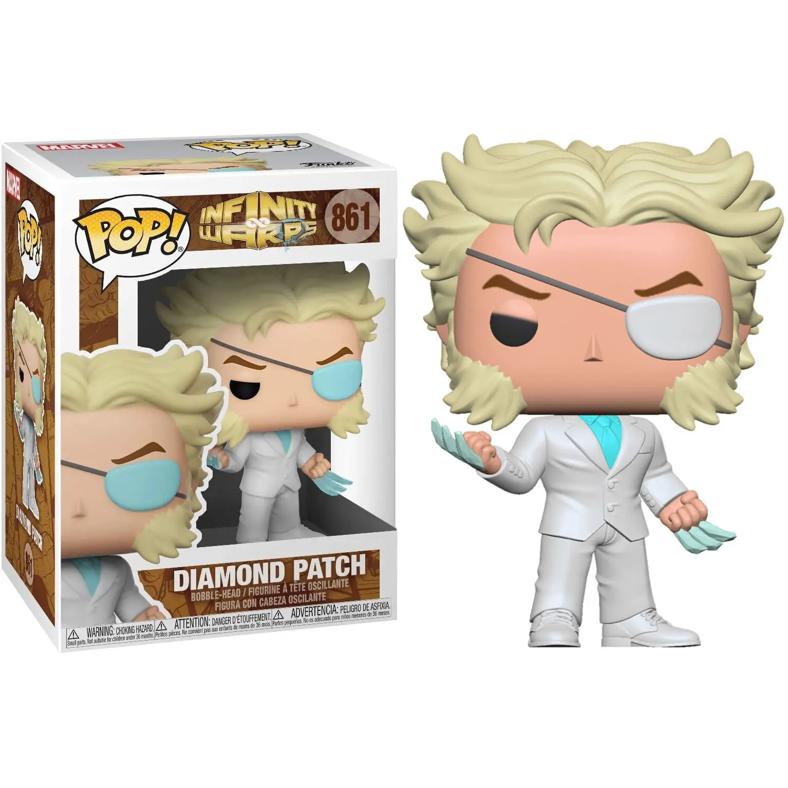 Marvel Infinity Warps POP! Vinyl Figure Diamond Patch 9 cm product photo