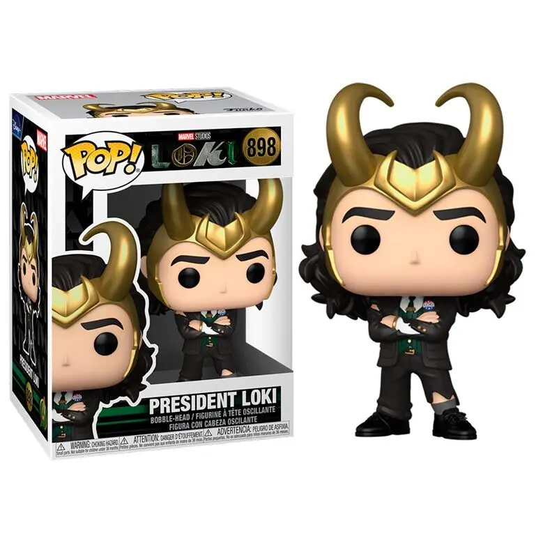 Loki POP! Vinyl Figure President Loki 9 cm termékfotó