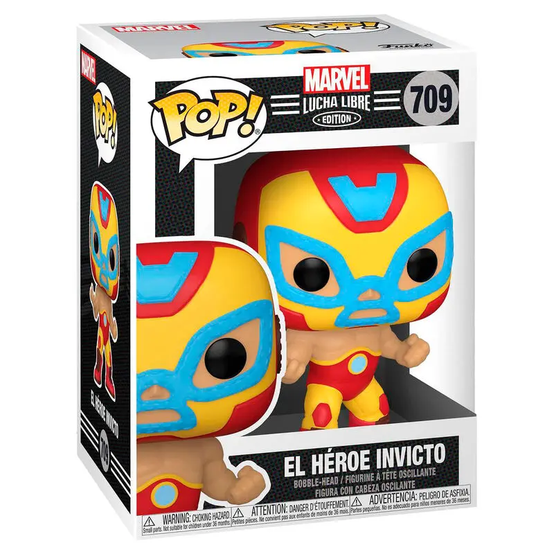 Marvel Luchadores POP! Vinyl Figure Iron Man 9 cm product photo