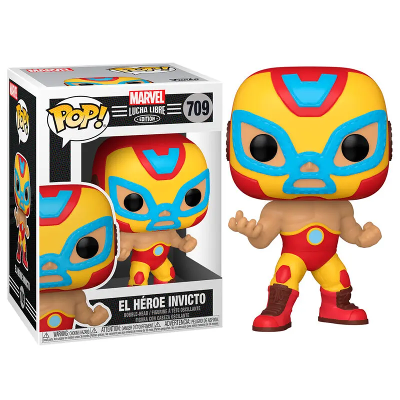 Marvel Luchadores POP! Vinyl Figure Iron Man 9 cm product photo
