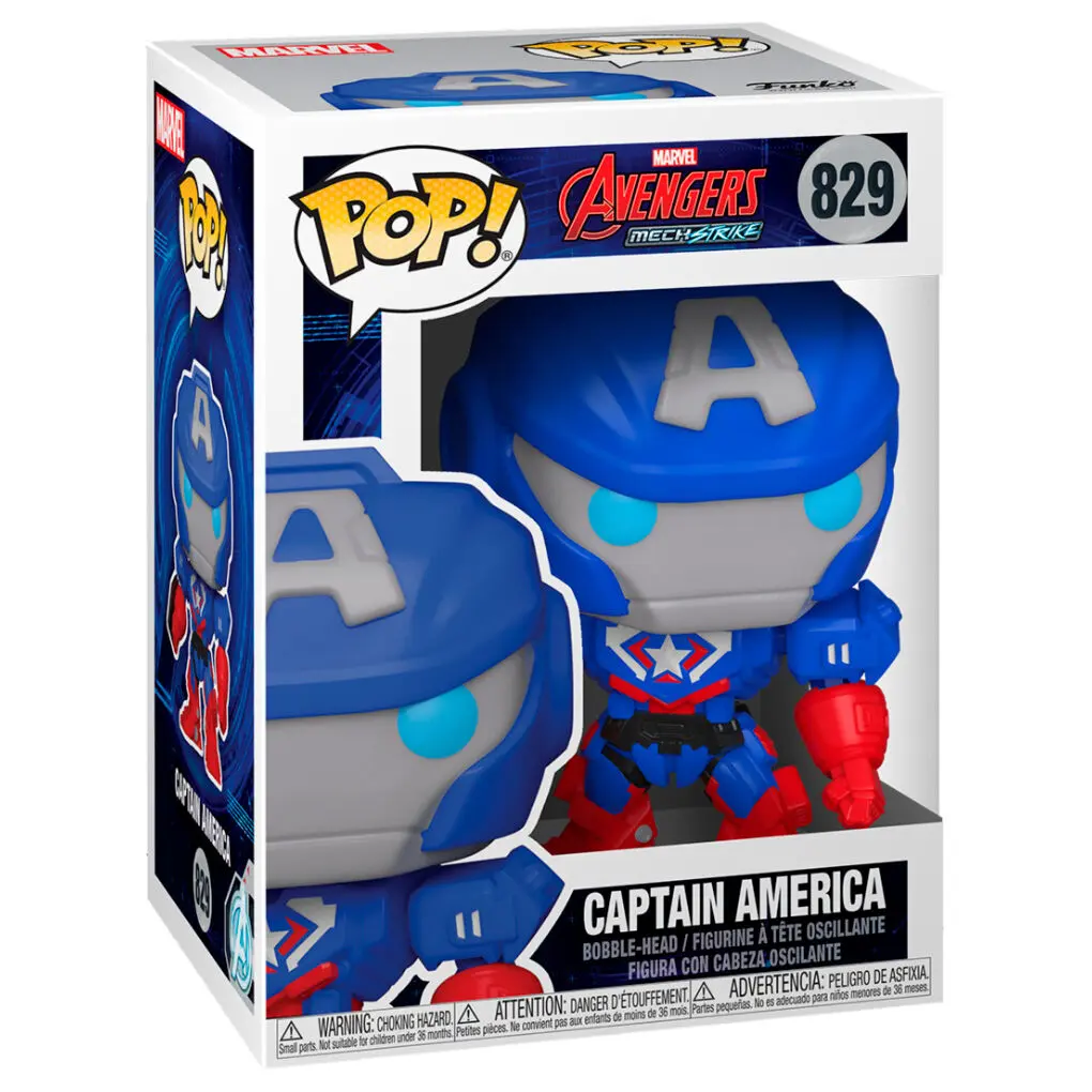 Marvel Mech POP! Vinyl Figure Captain America 9 cm product photo