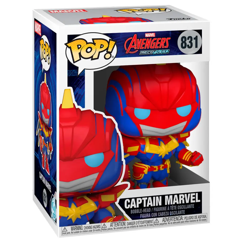 Marvel Mech POP! Vinyl Figure Captain Marvel 9 cm product photo