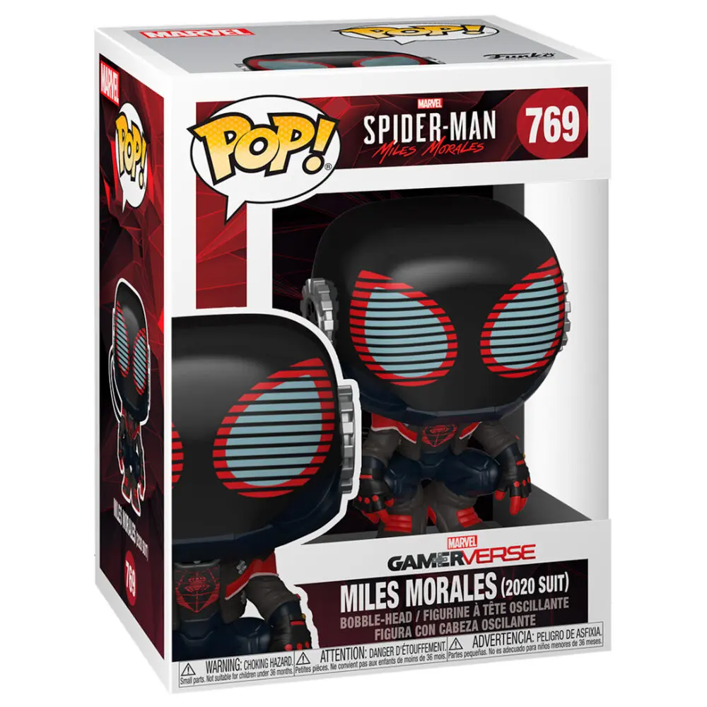 Marvel's Spider-Man POP! Games Vinyl Figure Miles Morales 2020 Suit 9 cm product photo