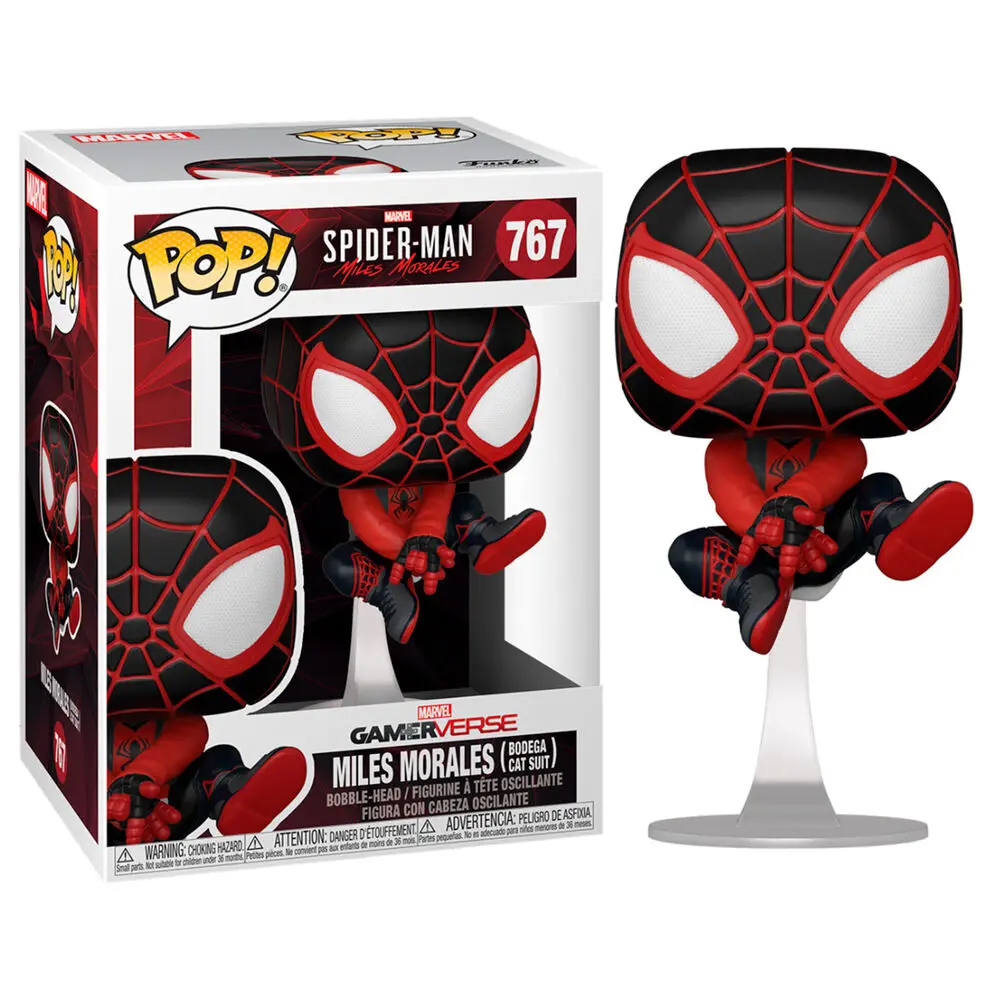 Marvel's Spider-Man POP! Games Vinyl Figure Miles Morales Bodega Suit 9 cm product photo