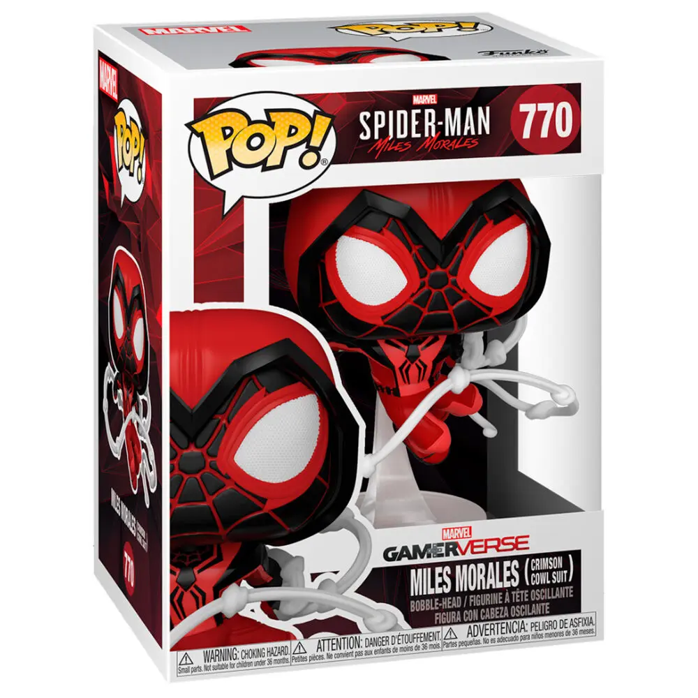 Marvel's Spider-Man POP! Games Vinyl Figure Miles Morales Red Suit 9 cm product photo