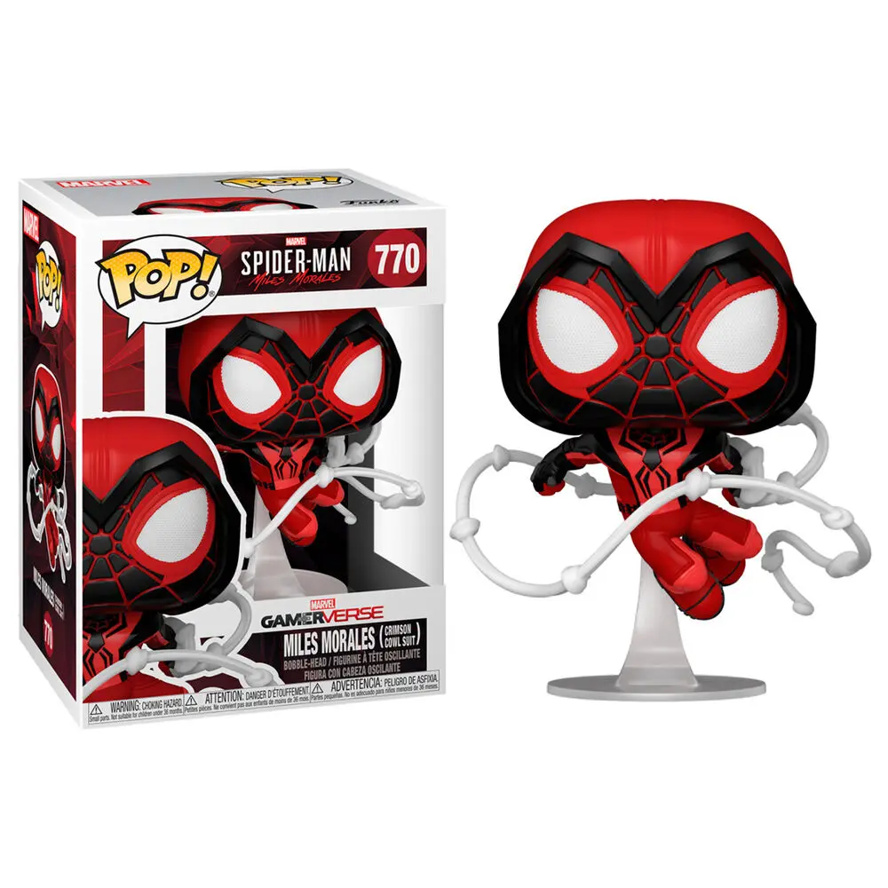 Marvel's Spider-Man POP! Games Vinyl Figure Miles Morales Red Suit 9 cm product photo