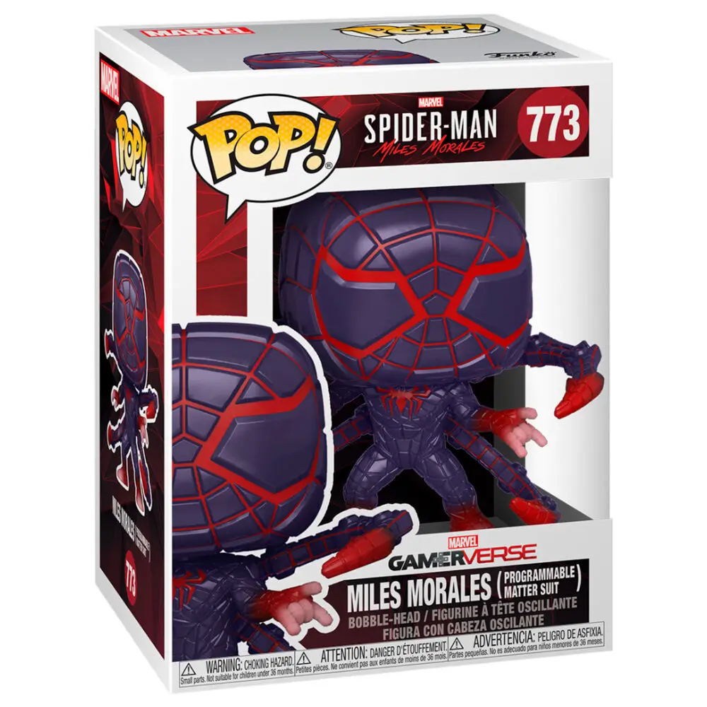 Marvel's Spider-Man POP! Games Vinyl Figure Miles Morales PM Suit 9 cm product photo