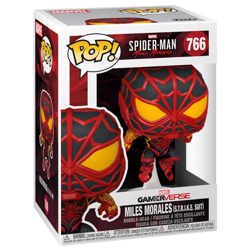 Marvel's Spider-Man POP! Games Vinyl Figure Miles Morales Strike Suit 9 cm product photo