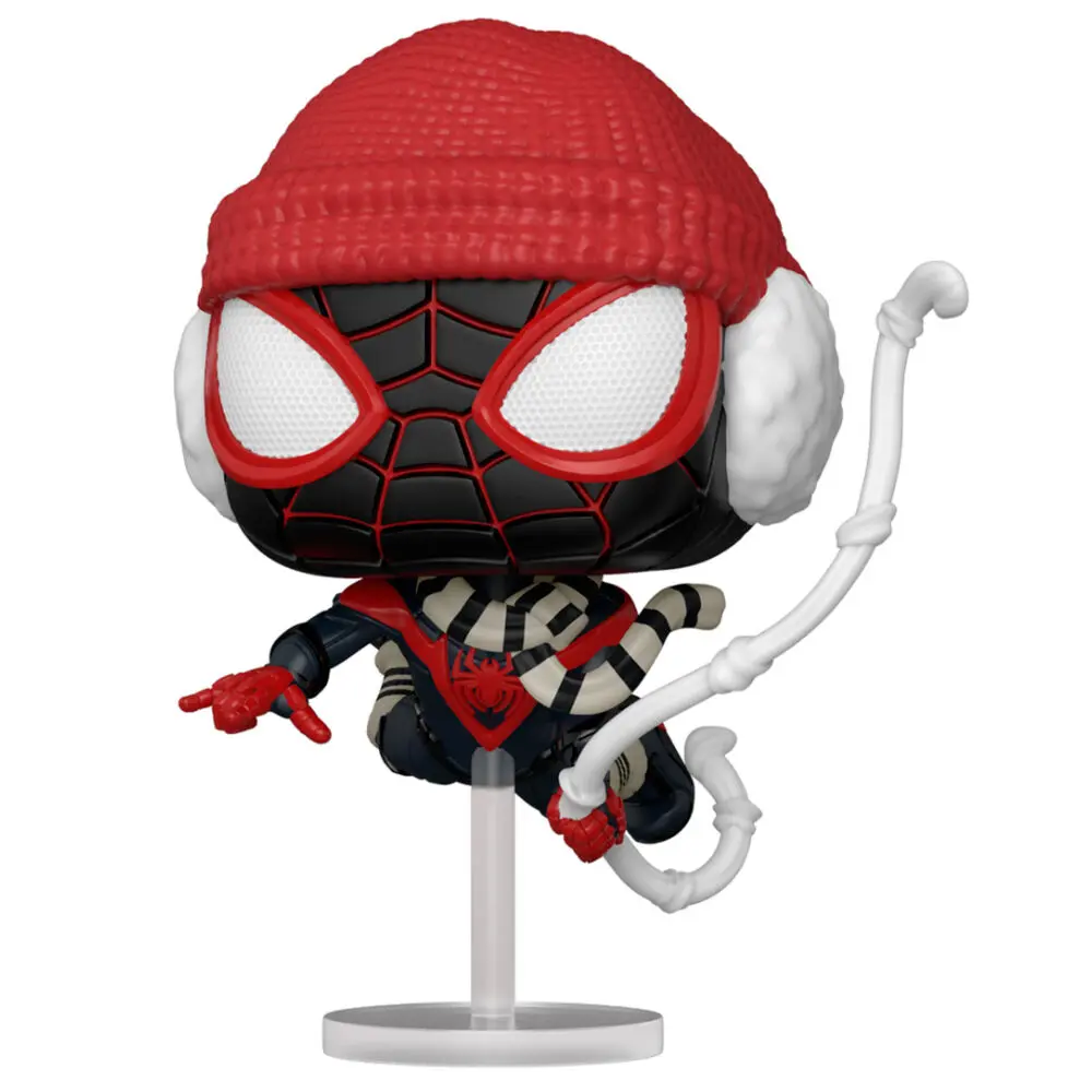 Marvel's Spider-Man POP! Games Vinyl Figure Miles Morales Winter Suit 9 cm product photo