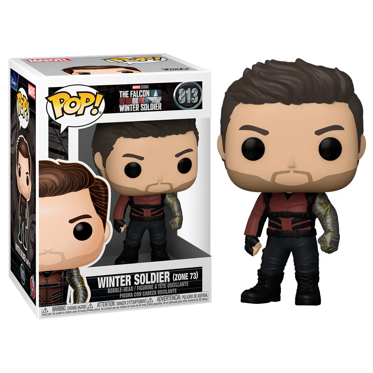 The Falcon and the Winter Soldier POP! Vinyl Figure Winter Soldier Zone 73 9 cm termékfotó