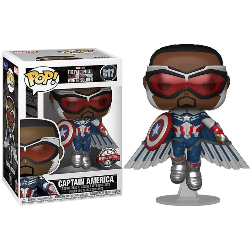 POP figure Marvel The Falcon and the Winter Soldier Captain America Exclusive product photo
