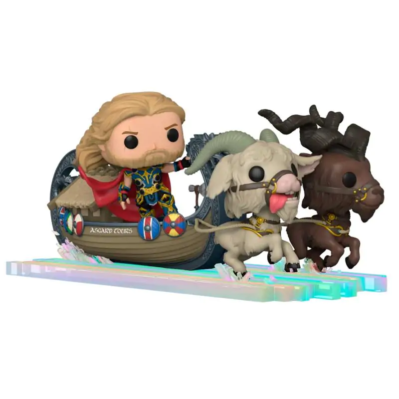 Thor: Love & Thunder POP! Rides Super Deluxe Vinyl Figure Thor & Goat Boat 13 cm termékfotó